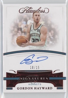 Panini Flawless Flawless Auto Ruby 2020-21/15 Gordon Hayward #AUT-28 automático Foto 1 de 2