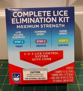 Komplettes Läuse Beseitigungsset - Maximale Stärke - inklusive Kamm - Bild 1 von 4