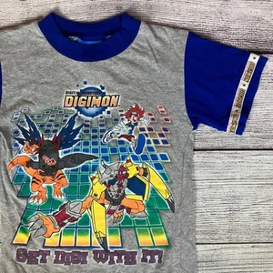 Vintage 2000 Digimon Digital Monsters Cartoon T-Shirt Größe Jungen 5 - Bild 1 von 6