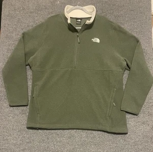 The North Face Women’s 3XL Sherpa Fleece Sweater 1/2 Zip Pullover Green - Picture 1 of 15