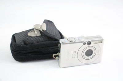 Canon IXUS 55 Digital Compact Camera Working w/ Canon 3x Zoom Lens - Image 1 of 4