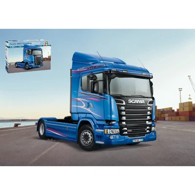 SCANIA R400 STREAMLINE FLAT ROOF KIT 1:24 Italeri Kit Camion Modellino Nuovo - Immagine 1 di 3