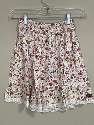 NWT Matilda Jane size 14 Girls Budding Florals Smocked Waist Skirt  - Image 1 of 4