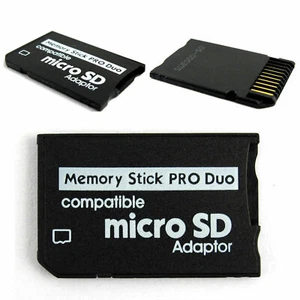 Micro SD SDHC TF to Memory Stick MS Pro Duo PSP Adapter for PSP 1000 2000 3000 - Picture 1 of 4