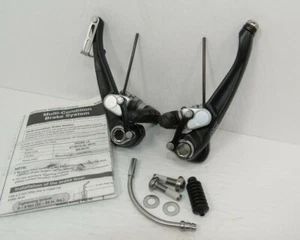 Un (1) Freno en V Shimano LX, BR-M570, Negro/Plateado, Totalmente Nuevo - Imagen 1 de 4