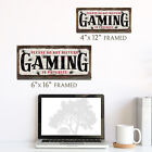 Gaming In Progress, Do Not Disturb Metal Sign – Home Wall Decor THC2052