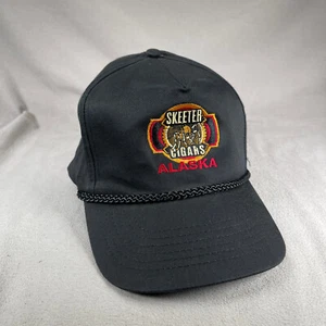 Skeeter Cigars Alaska Mütze Herren OS schwarz Vintage Snapback Cap bestickt - Bild 1 von 11