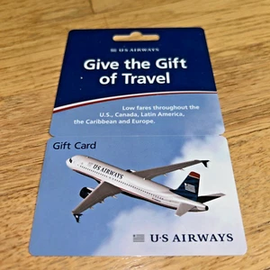 2000's  Vintage US AIRWAYS Gift Card (NO VALUE) Collectible - Picture 1 of 3