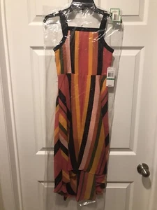 GB Girls Size 8 Multicolor Stripe Dress - Picture 1 of 5