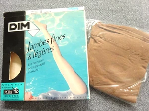 Tights Dim Legs Fine & Lightweight Lycra 20D Size 1 FR36/38 UK8.5 USA /D34/ 36 - Picture 1 of 3