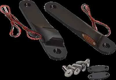 Pro One LED Black Front Turn Signal Lights Harley CVO Ultra Classic 09-13 - Image 1 of 4