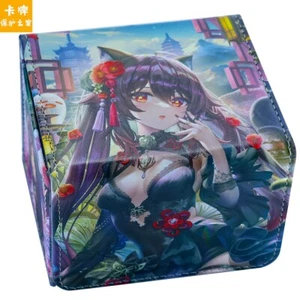 Genshin Impact HuTao Cosplay Game Card Box Anime Leather Storage Box Gift - Picture 1 of 5