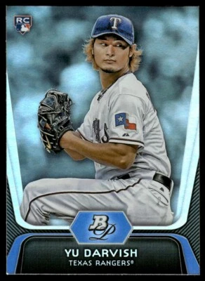 2012 Bowman Platinum Yu Darvish Rookie Texas Rangers #9 - Image 1 of 2