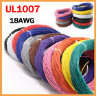 UL1007 Flexible Electronic Wire 18AWG PVC Stranded Tinned Copper Cable Wire