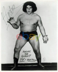 Andre the Giant vintage autograph signed 8 x 10 photograph wwe wwf wrestling rp - Picture 1 of 1