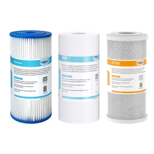 SimPure 10" x 4.5" Clear Whole House Water Filter Housing Filtration System Home - Picture 1 of 63