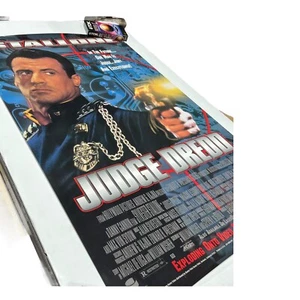 Vintage Judge Dredd Poster Hollywood Pictures Home Video Promo Rolled Stallone - Picture 1 of 8