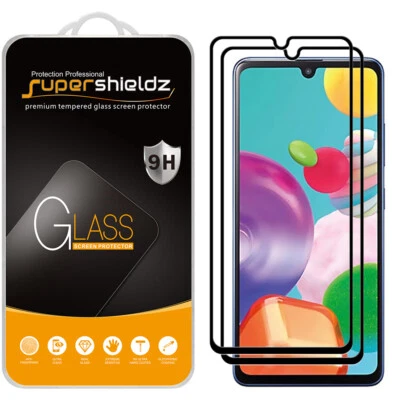 Protector de pantalla de vidrio templado de cubierta completa 2XSupershieldz para Samsung Galaxy A41 Foto 1 de 4