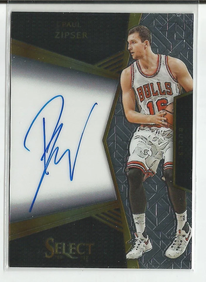 2016-17 Panini Select Paul Zipser Autograph Card #ed. 68 / 299 - Chicago Bulls - Image 1 of 1