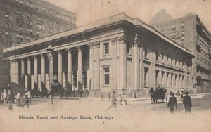 Illinois Trust & Savings Bank - Chicago, Illinois - unbesendet, ungeteilte Rückseite - Bild 1 von 3