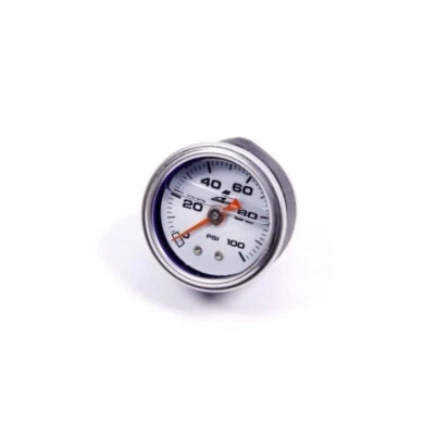 Aeromotive 15633 0 to 100 PSI Fuel Pressure Gauge Liquid-Filled EFI Application - Image 1 of 4
