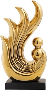 Home Decor Modern Art Ceramic Statue Gold Table Decorations for Dining Room Livi - Picture 1 of 9