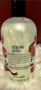 Snow Globe Philosophy Shampoo Shower Gel & Bubble Bath 16oz . Sealed.