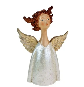 Figura Ángel de la Guarda Moderna y Romántica, H 40,5 cm, Figura Ángel Poliresina - Imagen 1 de 6