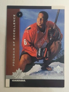 1997-98 Upper Deck #413 Manny Malhotra RC!!! ~ New York Rangers - Picture 1 of 2