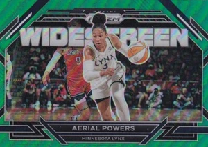 2023 Panini Prizm WNBA Widescreen Insert Green Refractor #9 Aerial Powers - Picture 1 of 1