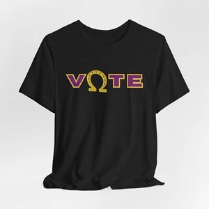Omega Psi Phi Bruhz 1911 Inspired 'VOTE' T-Shirt - Picture 1 of 17