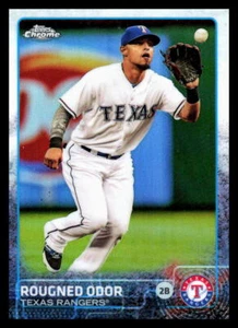 2015 Topps Chrome 165 Rougned Odor Texas Rangers - Picture 1 of 2