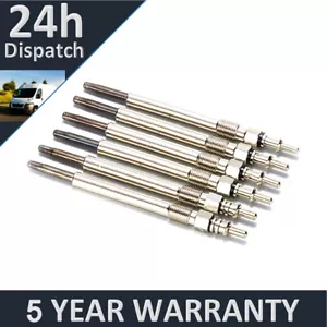 Pack of 6 Diesel Glow Plugs Set Fits Mercedes-Benz E S Class S211 W220 1999-2009 - Picture 1 of 1