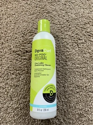 DEVACURL NO-POO ORIGINAL ZERO LATHER CONDITIONING CLEANSER 8 OZ Free Shipping - Image 1 of 4