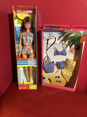 Barbie Río de Janeiro Teresa, 56886 y Fashion Ave. Splash Wear 53986 Lote de 2 Foto 1 de 4