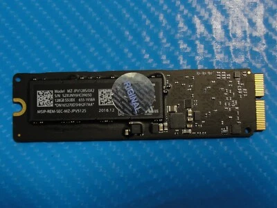 MacBook Air A1466 Samsung 128GB SSD Solid State Drive MZ-JPV128S/0A2 655-1958A - Image 1 of 2