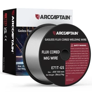 Flux Core Welding Wire .030, E71T-GS Mig Welding Wire 2-Pound Spool Gasless Mild - Picture 1 of 7
