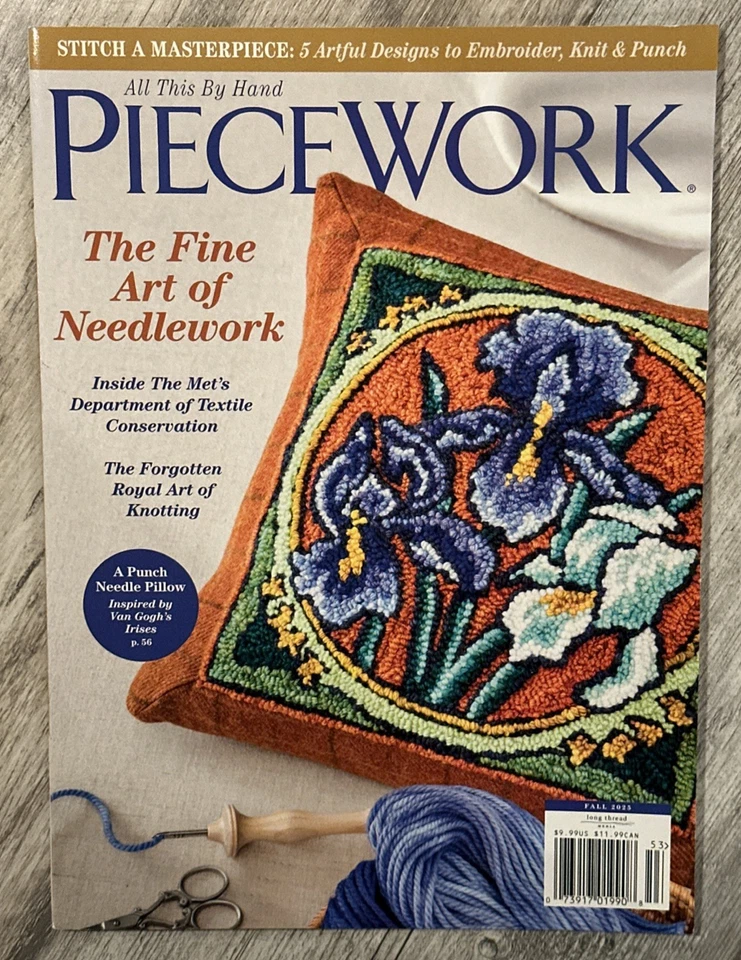 Piecework Magazine Fall 2025 The Fine Art Of Needlework - Image 1 of 1