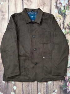 Hart Schaffner Marx Edgartown Brown Faux Suede Chore Coat XXL - Picture 1 of 8