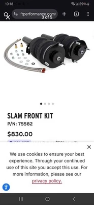 Kit suspensión neumática volkswagen 2009-2013 jetta Foto 1 de 4