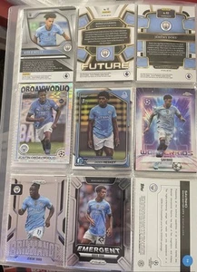 50 Manchester City Football Trading Cards Savinho Foden Haaland Rodri KDB - Picture 1 of 6