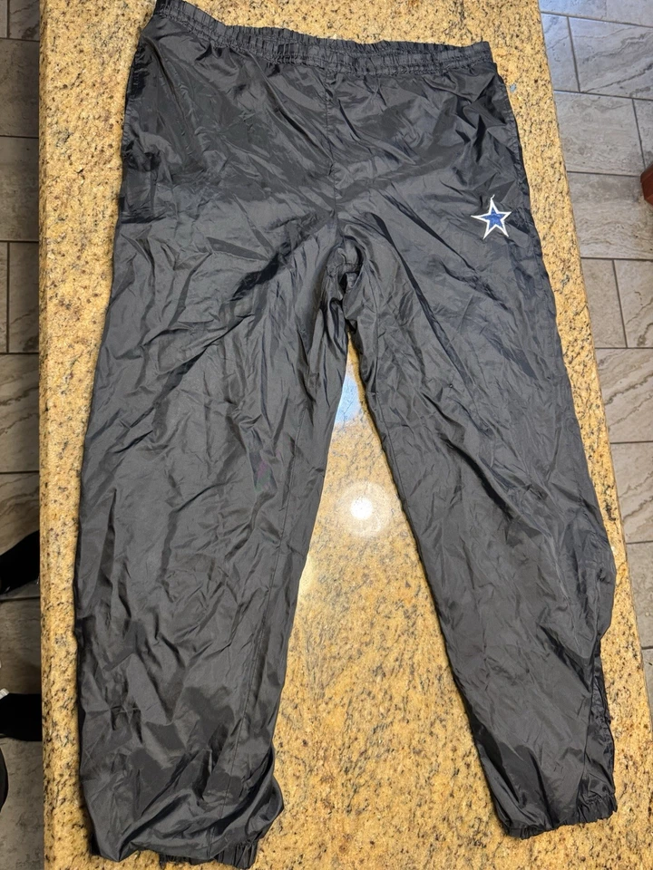 Винтажный ковбоев игры день трек брюки мужской большой 90-х парашют мешковатые ветровка - Изображение 1 из 2