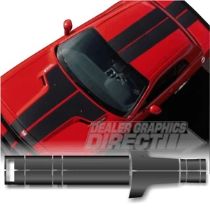 Dodge Challenger 2009 - 2014 estilo T de fábrica rayas completas de rally acento de pin adicional - Imagen 1 de 8