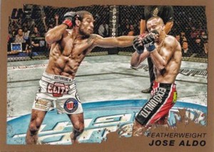 Jose Aldo 2011 Topps UFC Moment of Truth Gold Card #154 163 156 142 136 129 WEC