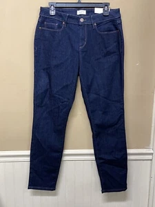Loft Outlet dunkle Waschung Curvy Skinny Jeans Größe 8 neu mit Etikett - Bild 1 von 6