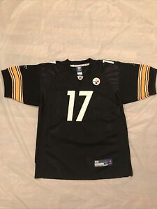 Mike Wallace #17 Pittsburgh Steelers Jersey Youth XL (18-20) Stitched