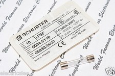 1pcs - SCHURTER / bel (F) 500mA (0.5A) 250V 6.3x32mm Glass Fuse - FSF 0034.5119