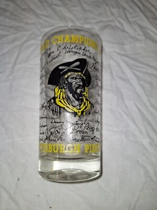 1960 Pittsburgh Pirates World Champions Glass Facsimile Signatures Super Clean - Picture 1 of 2