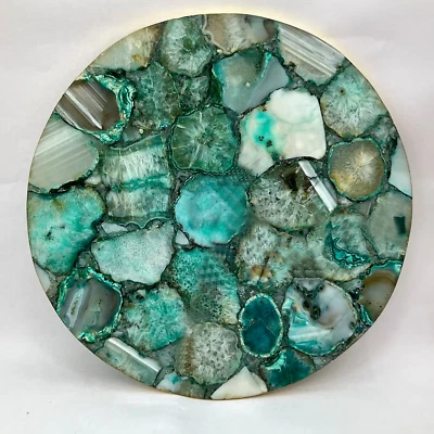 18" Agate Stones Table Top / Agate Coffee Table Top / Agate side table Top - Image 1 of 4