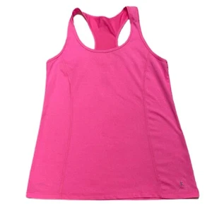 Danskin Medium 8-10 Hot Pink Runners Tank Racer Back Semi Fitted Workout Wear - Picture 1 of 8